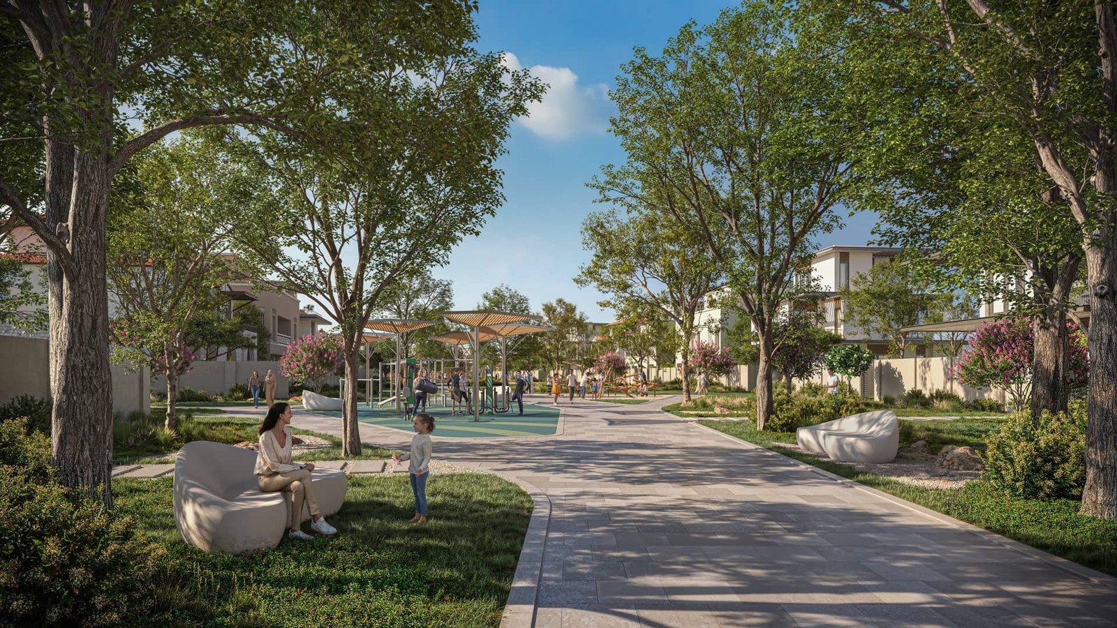 Official rendering of the Wadeem community on Hudayriyat Island